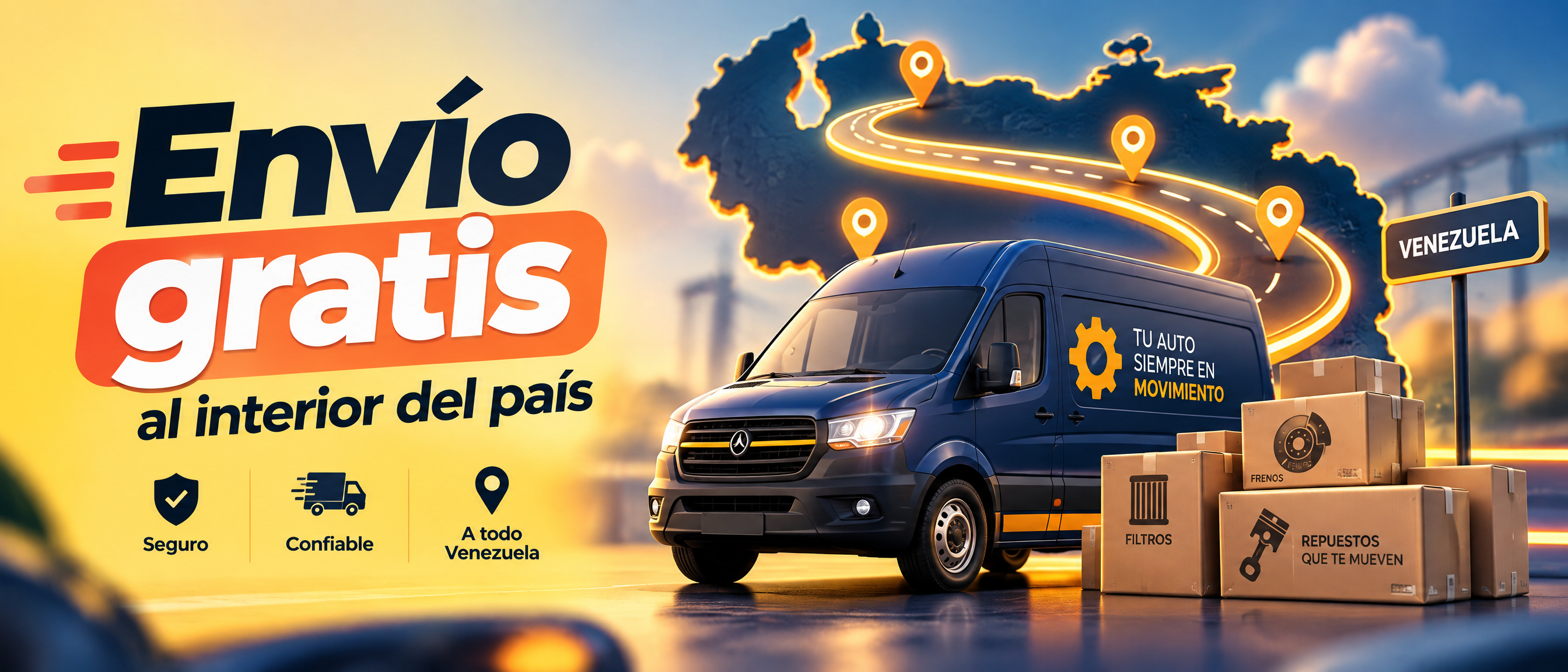 Envío gratis al interior del país