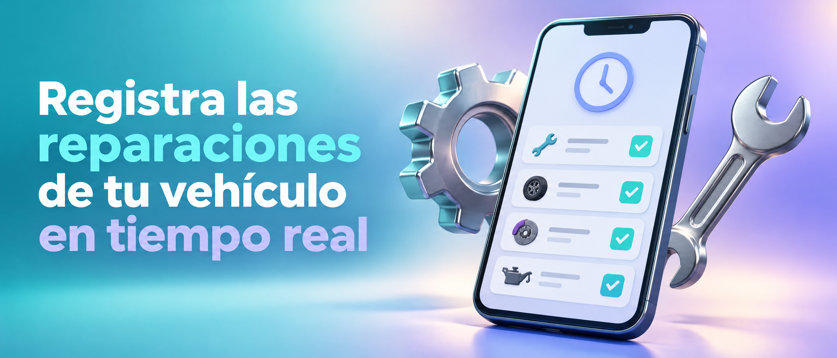 Registra las reparaciones de tu vehículo en tiempo real